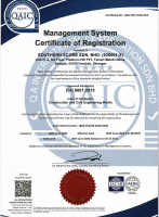 Management System Certification of Registration SSBB